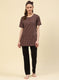 Women Brown Printed Lower Set
