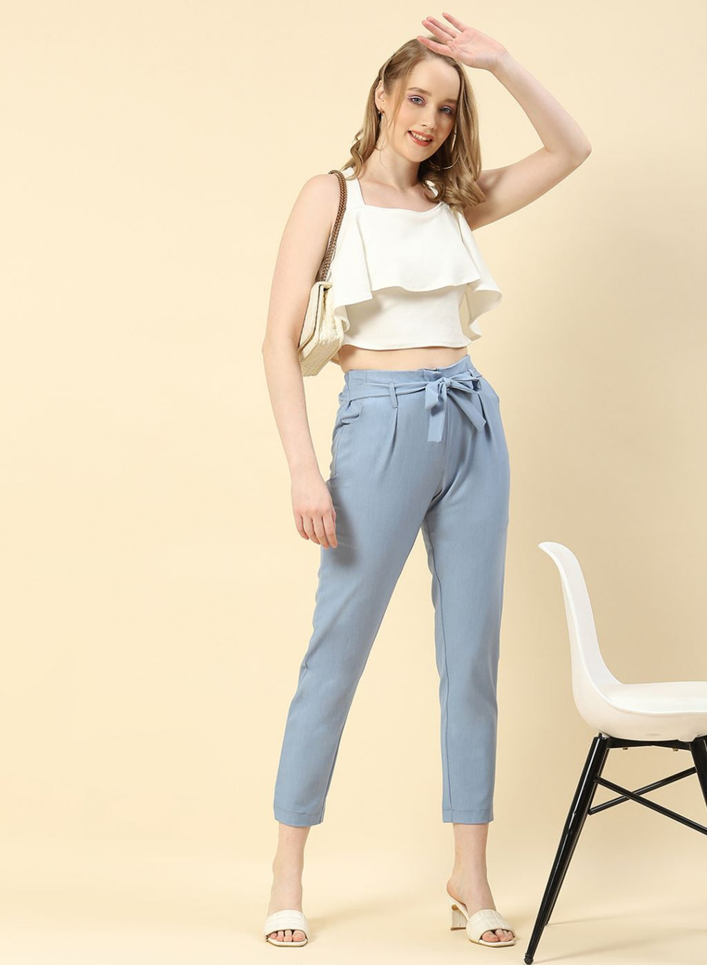 Women Blue Regular Fit Lower