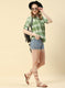 Women Green Printed Top