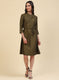 Women Olive Plain Tunic