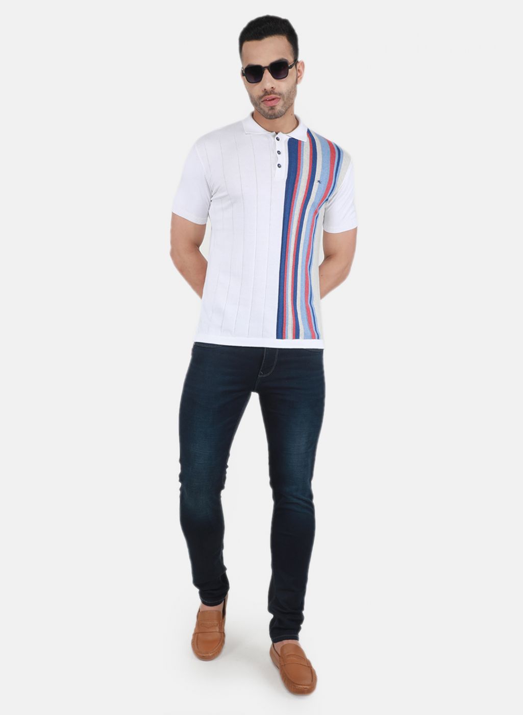 Men Multi Color Solid T-Shirt