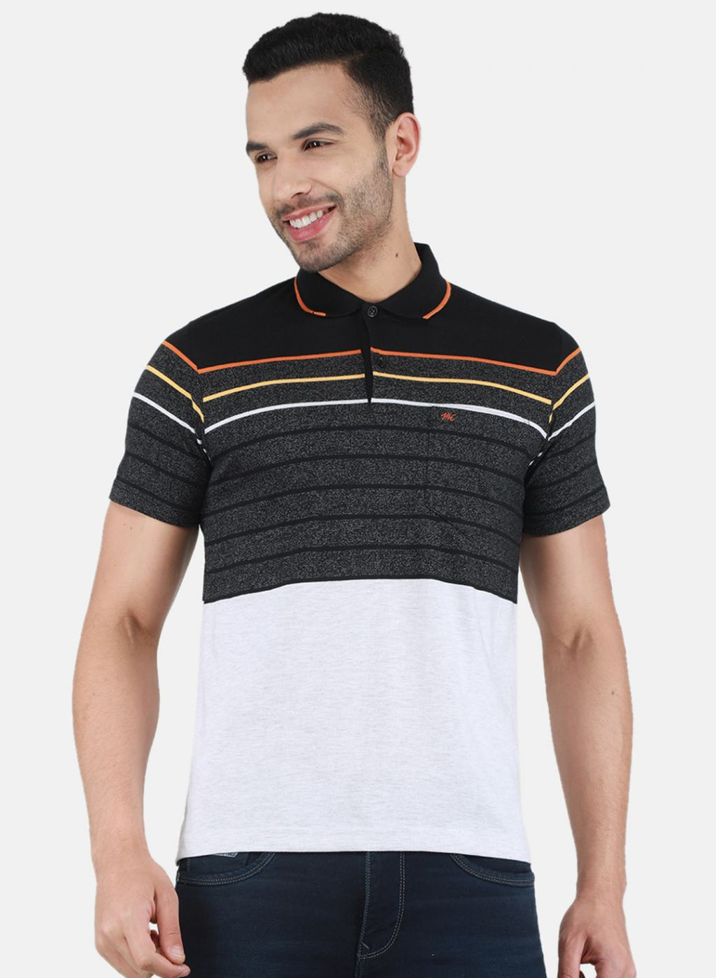 Men Black Printed T-Shirt