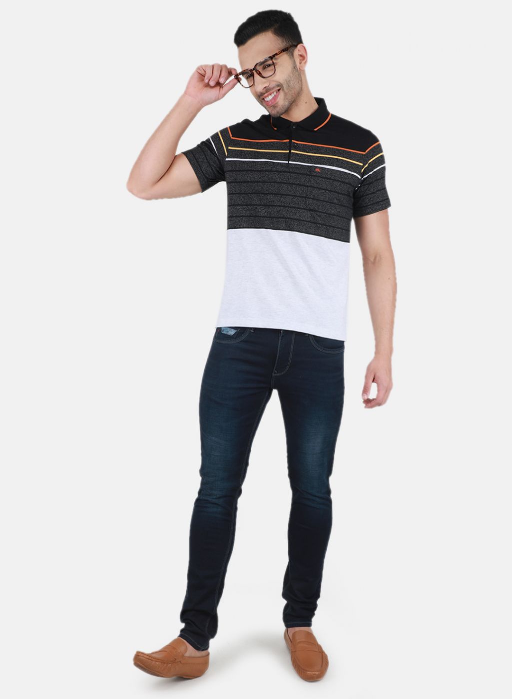 Men Black Printed T-Shirt