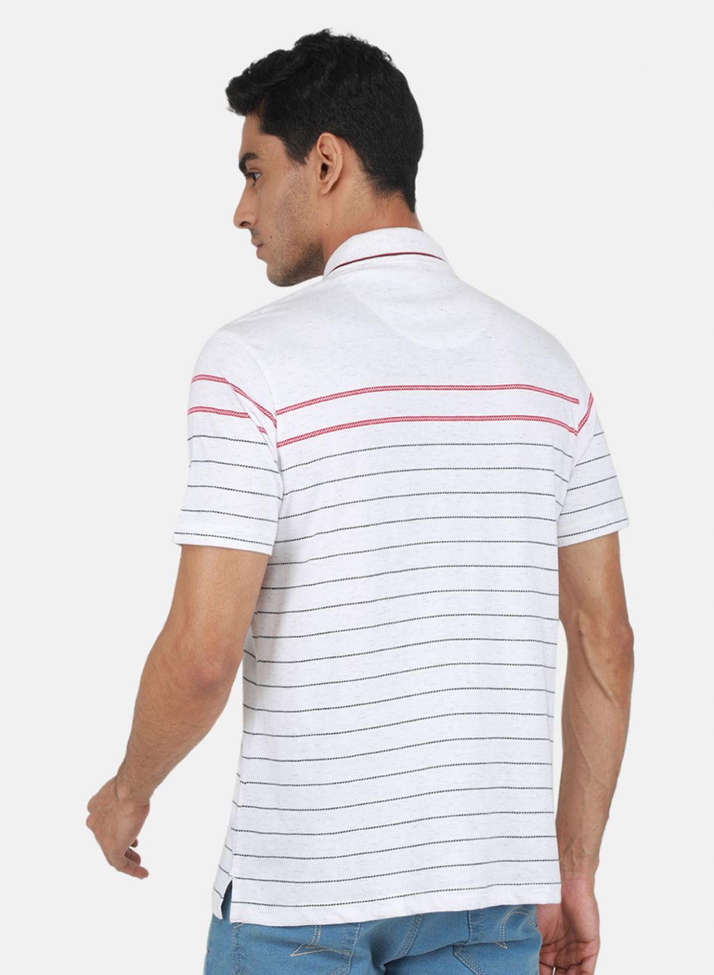 Men Off White Printed T-Shirt