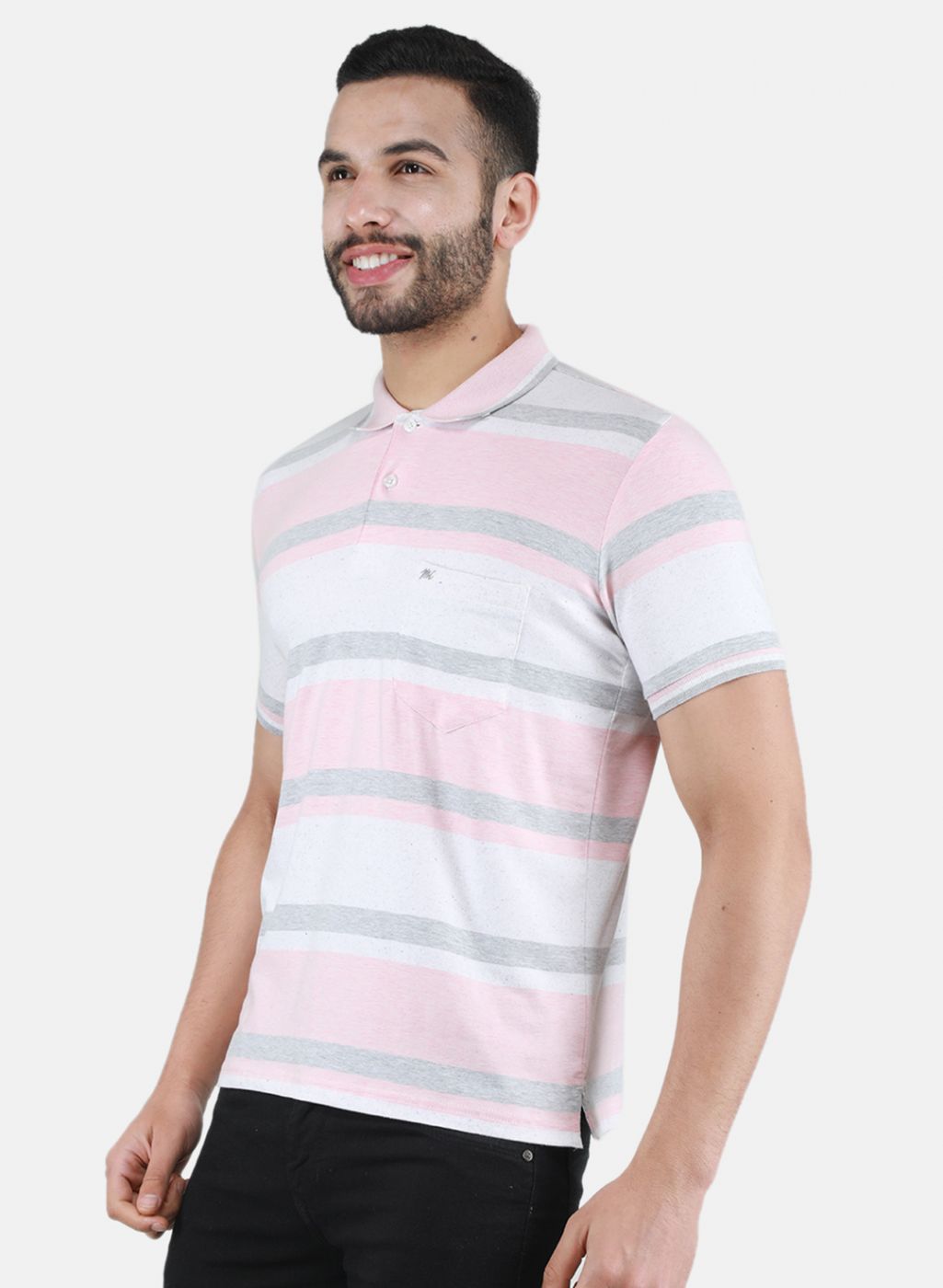 Men Pink Printed T-Shirt