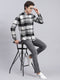 Men Black Check Poly Acrylic Shirt