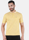 Men Yellow Printed T-Shirt