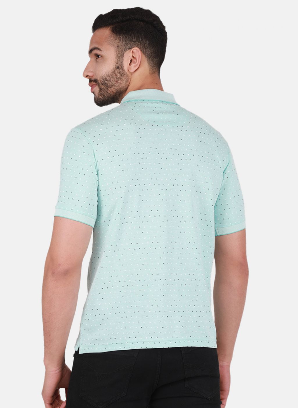 Men Green Printed T-Shirt