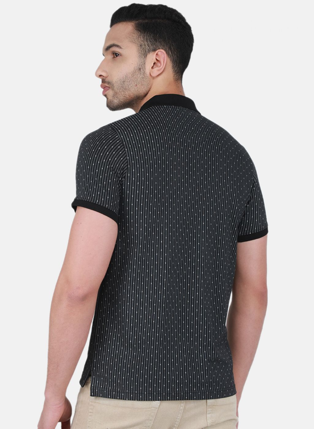 Men Black Printed T-Shirt