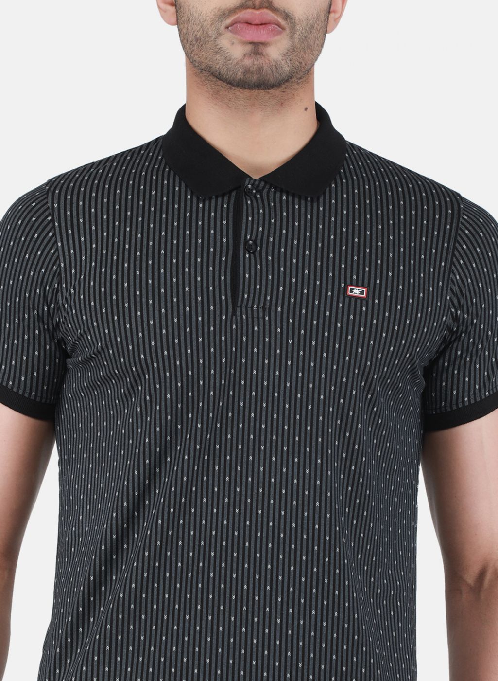 Men Black Printed T-Shirt