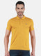 Men Mustard Printed T-Shirt
