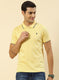 Men Yellow Printed T-Shirt
