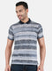 Men Blue Printed T-Shirt