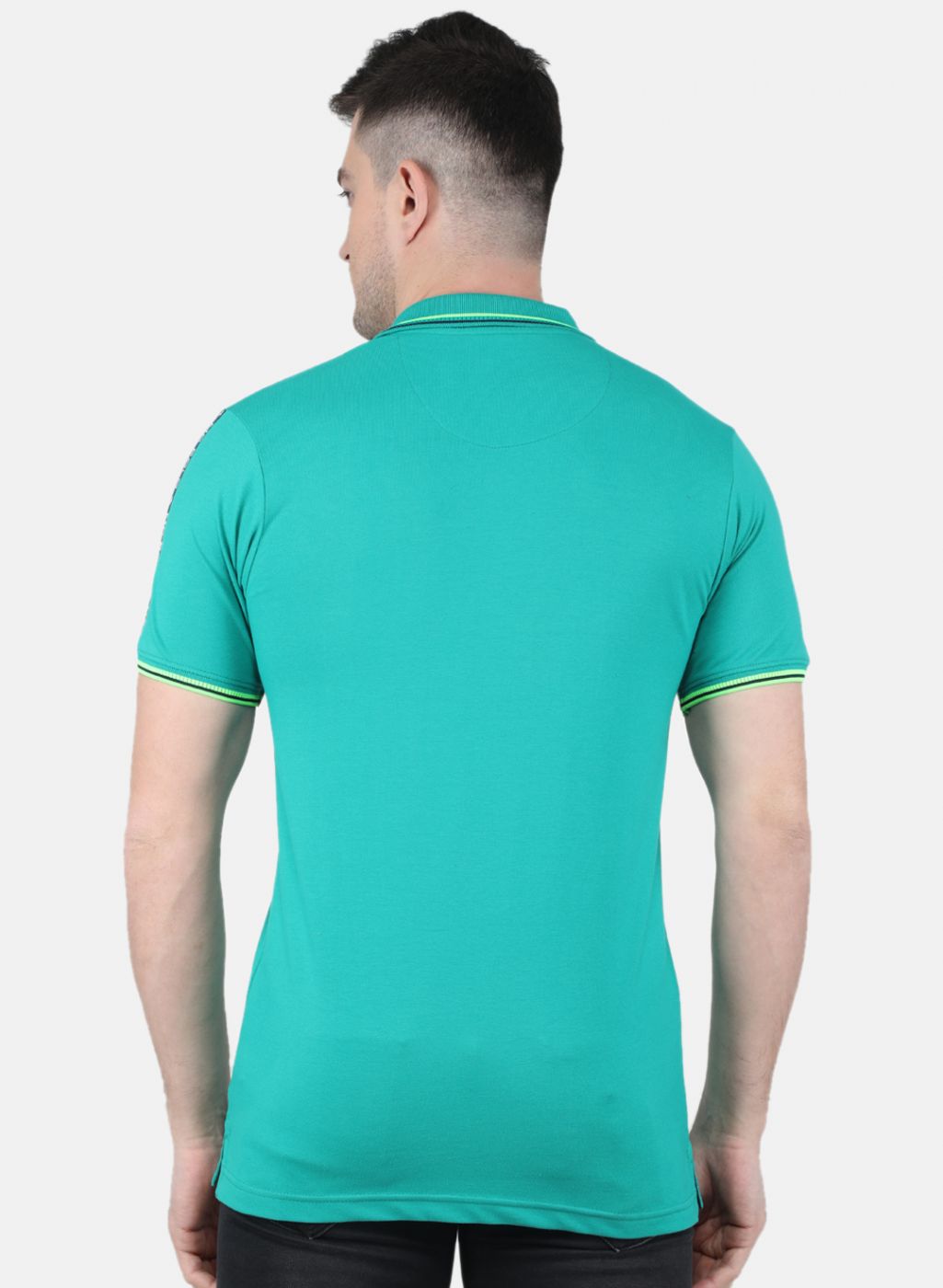 Men Green Printed T-Shirt