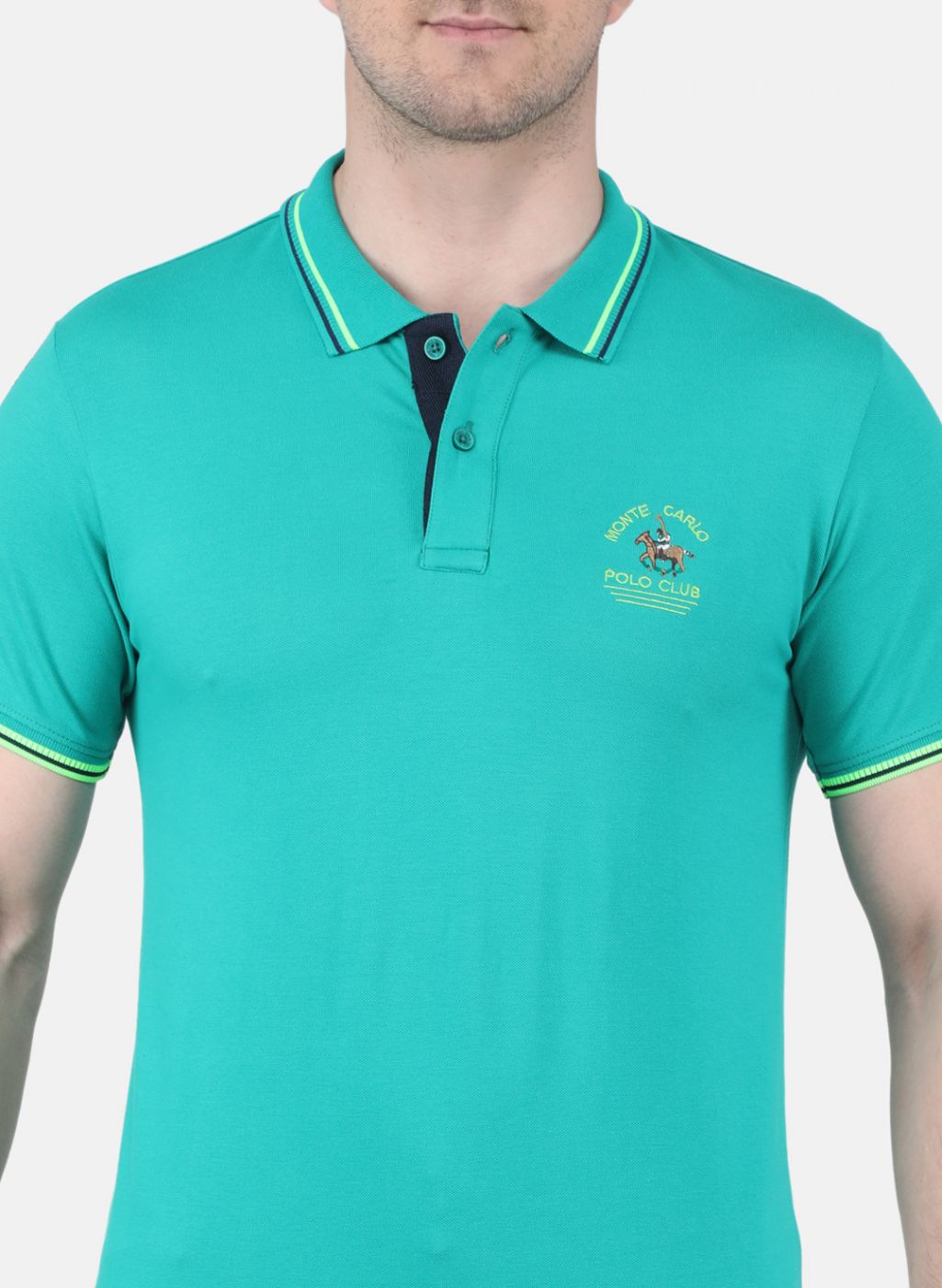 Men Green Printed T-Shirt