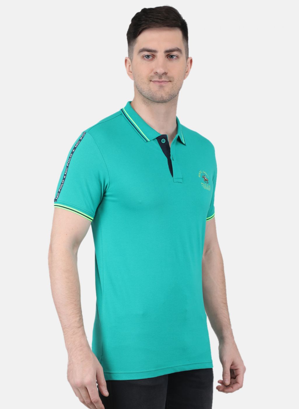 Men Green Printed T-Shirt