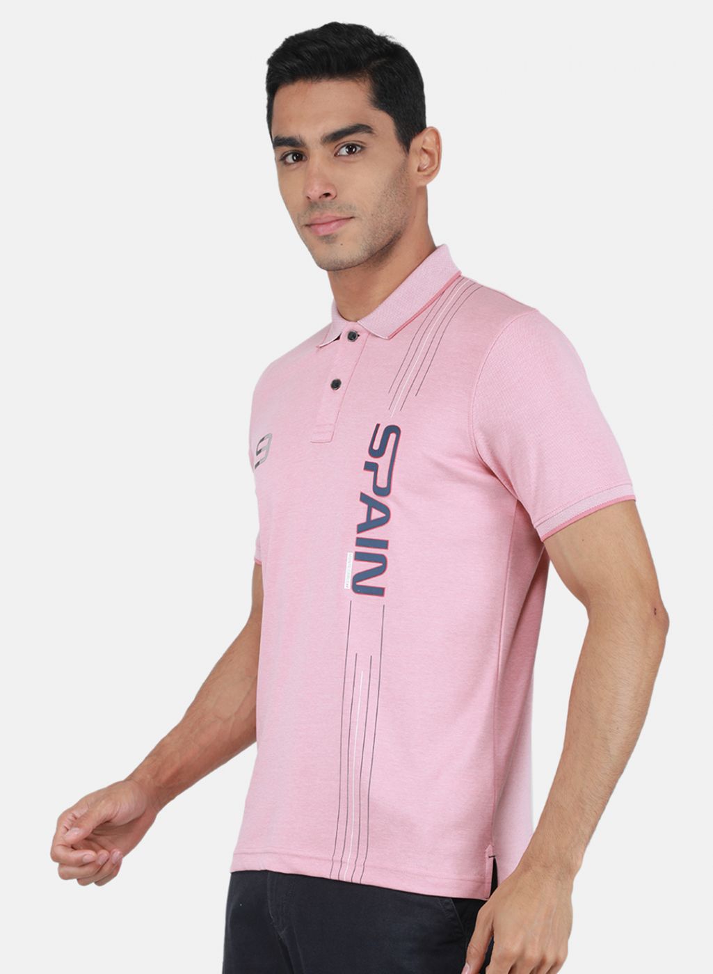 Men Pink Printed T-Shirt