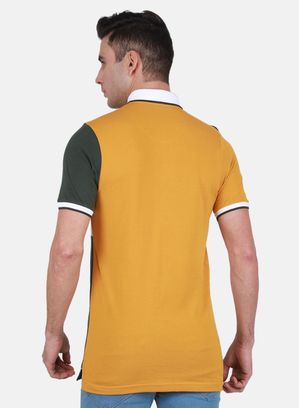 Men Olive Printed T-Shirt