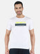 Men White Printed T-Shirt