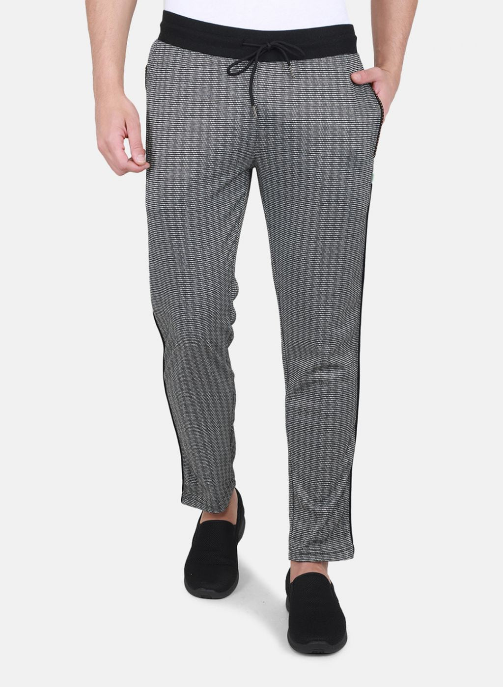 Men Black Regular Fit Lower