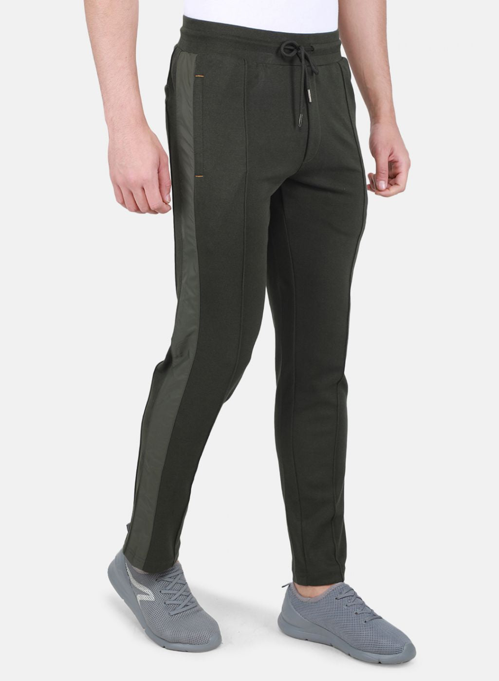 Men Olive Regular Fit Lower