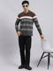 Men Green Stripe T-Shirt