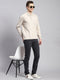 Men Beige Plain Winter T-Shirt