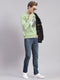 Men Green Printed Round Neck Full Sleeve Sweatshirts