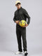 Men Olive Plain Tracksuit