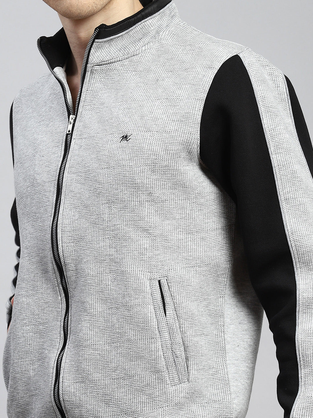 Men Grey Plain Tracksuit