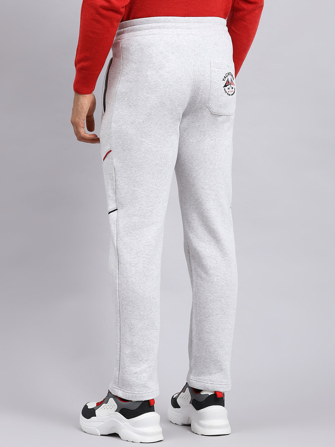 Men Beige Printed Winter Lower