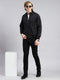 Men Black Printed Jacket