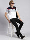 Men Blue Stripe T-Shirt