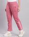 Women Peach Solid Regular Fit Winter Lower