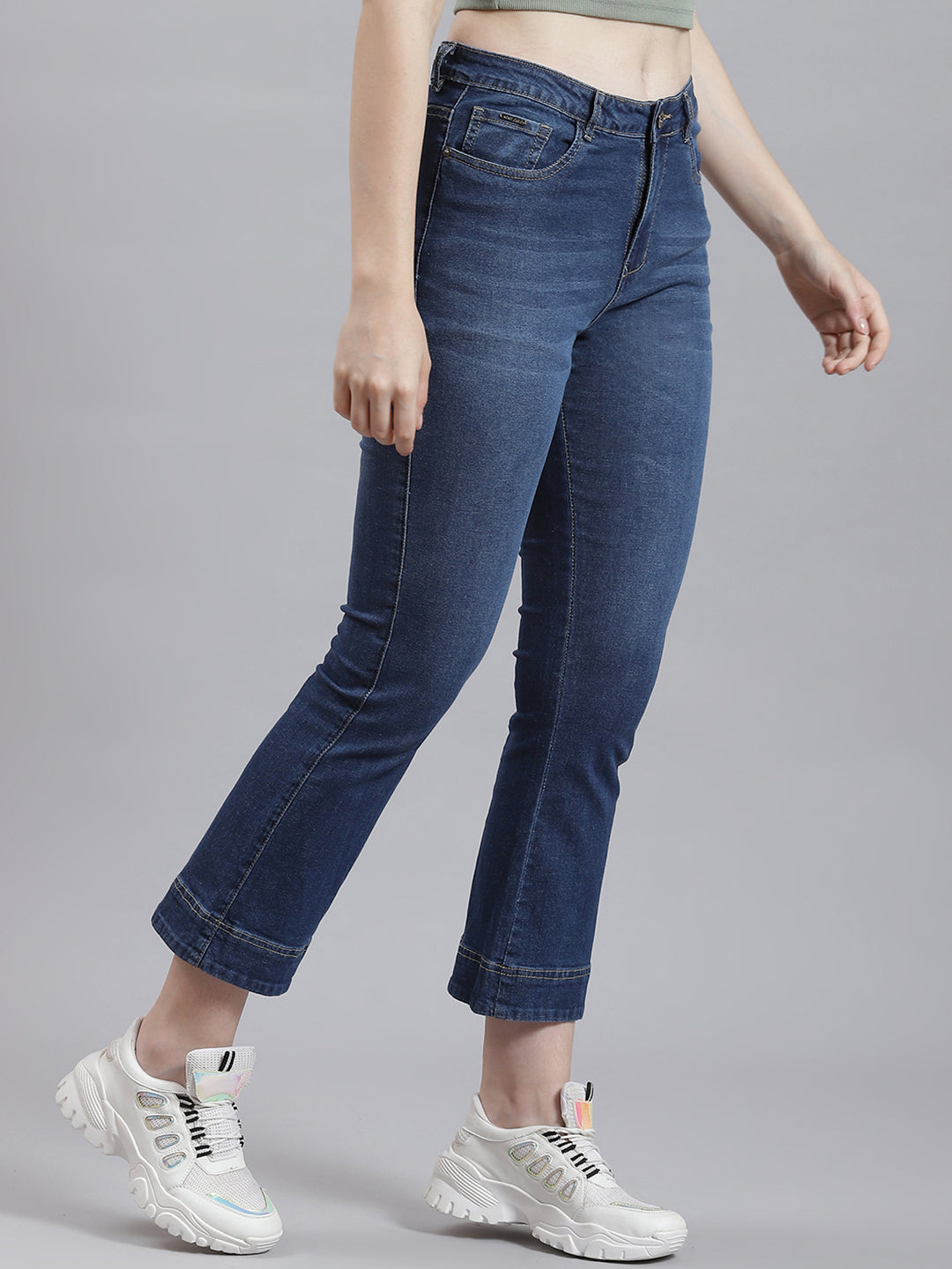 Women Blue Bootcut Denim