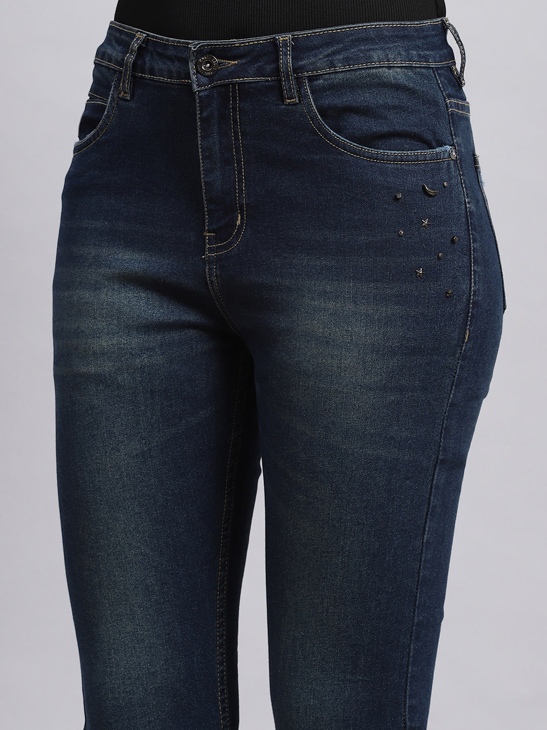 Women Blue Slim Fit Denim