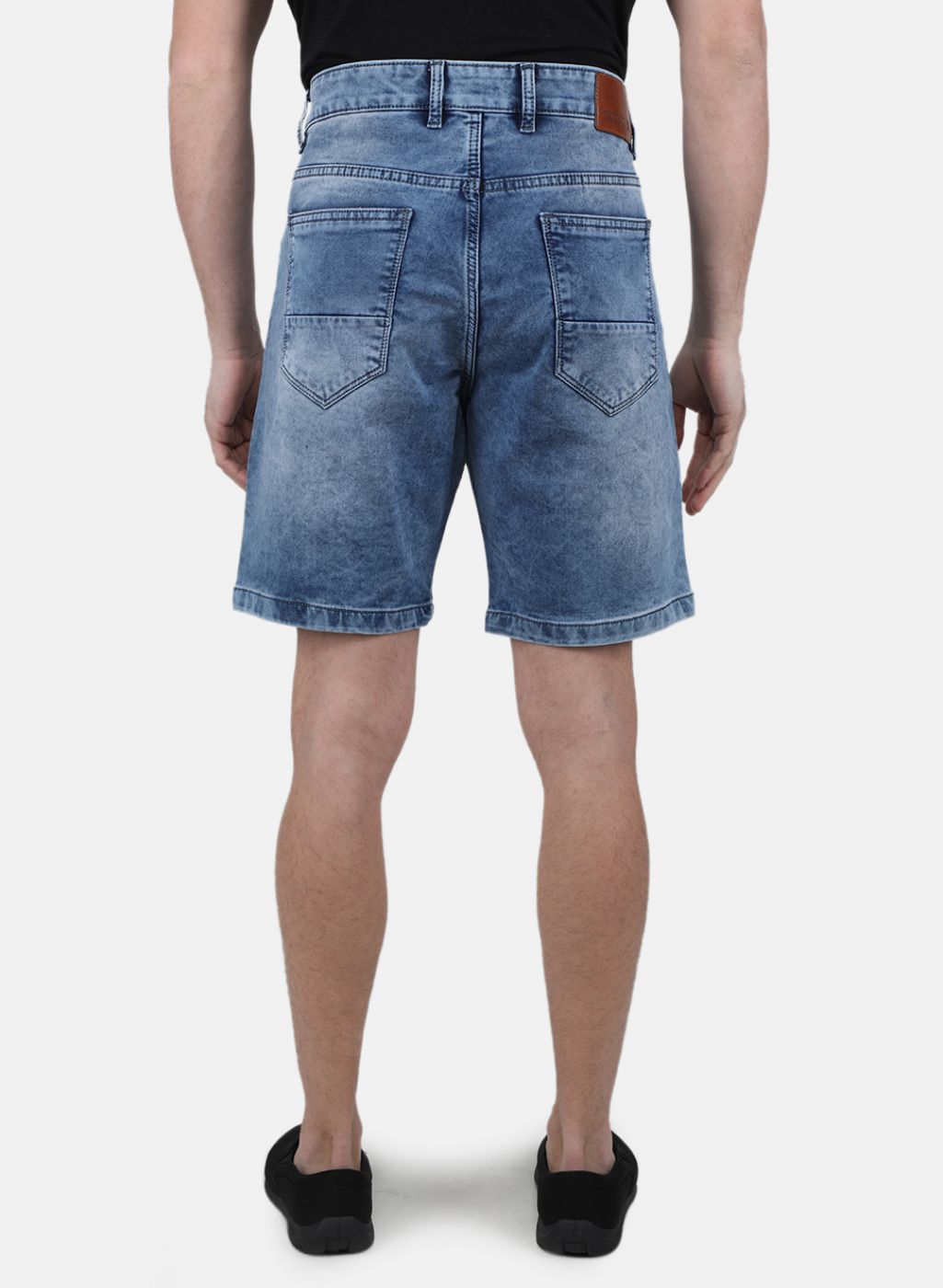 Men Blue Solid Short