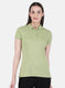 Women Green Solid T-Shirt