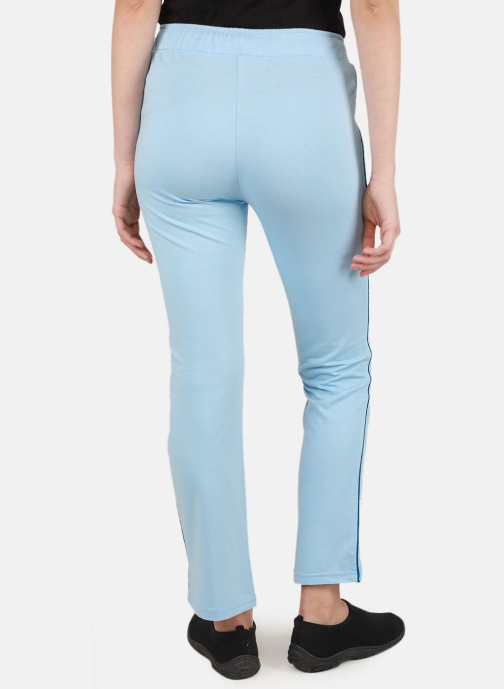 Women Sky Blue Regular Fit Lower