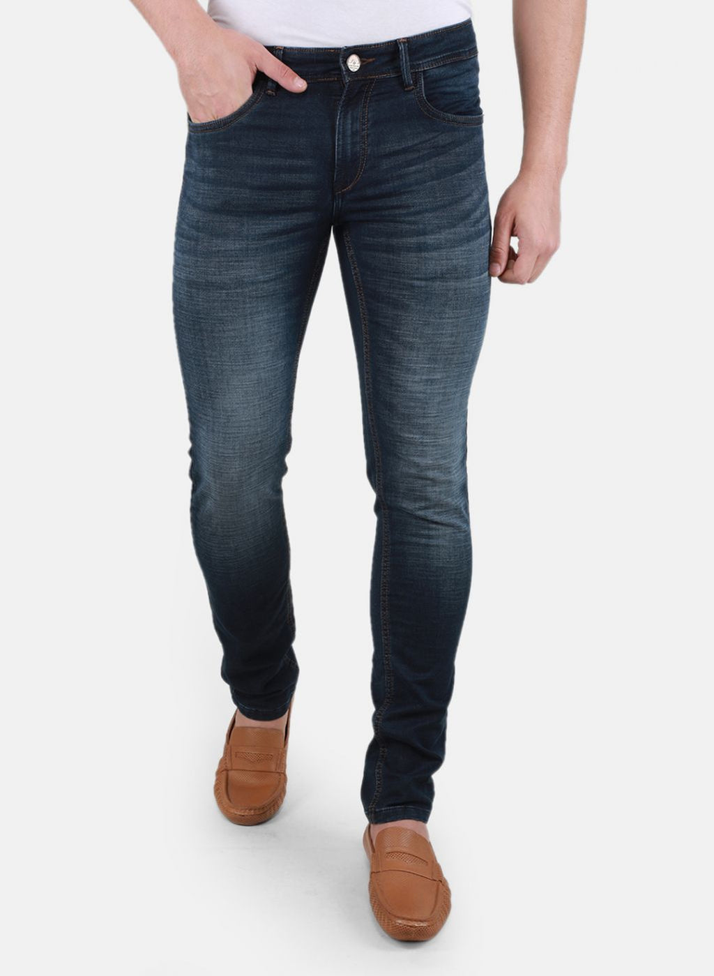 Men Blue Straight Fit Denim