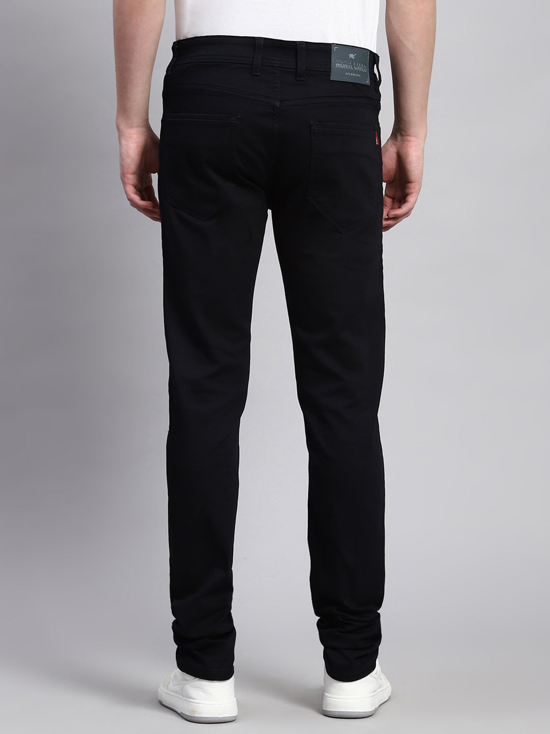 Men Navy Blue Skinny Fit Denim