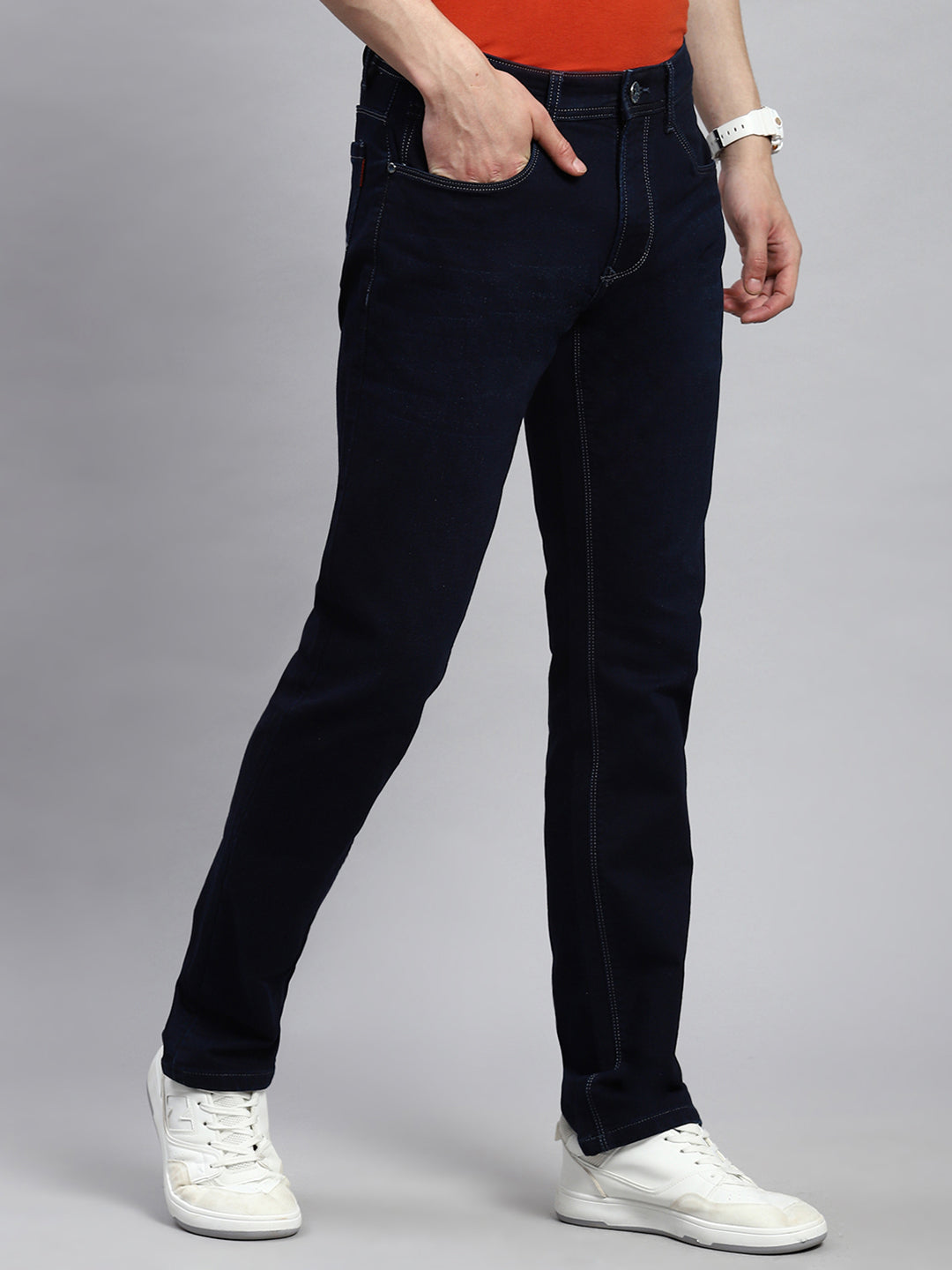 Men Blue Regular Fit Denim