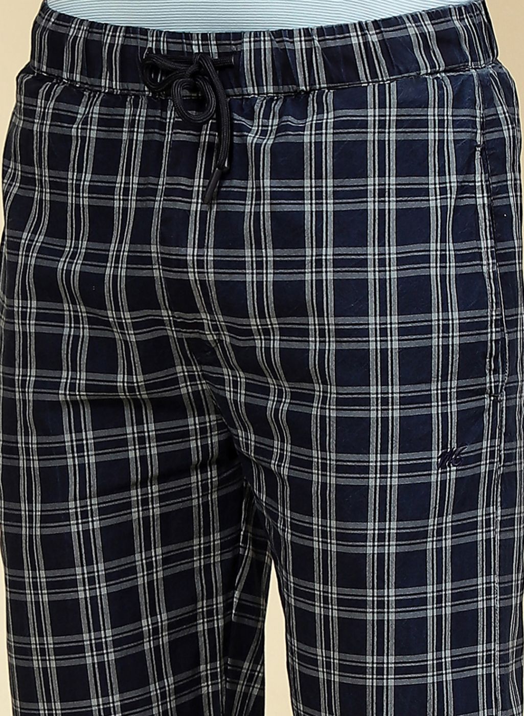Men NAvy Blue Regular Fit Lower