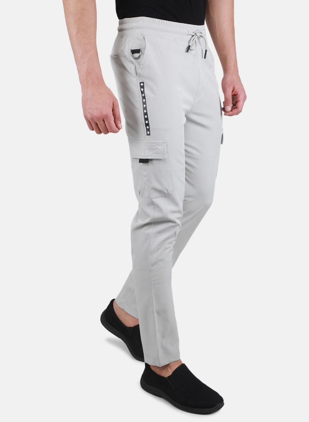 Men Grey Regular Fit Lower