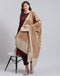 Women Beige Self Design Shawl