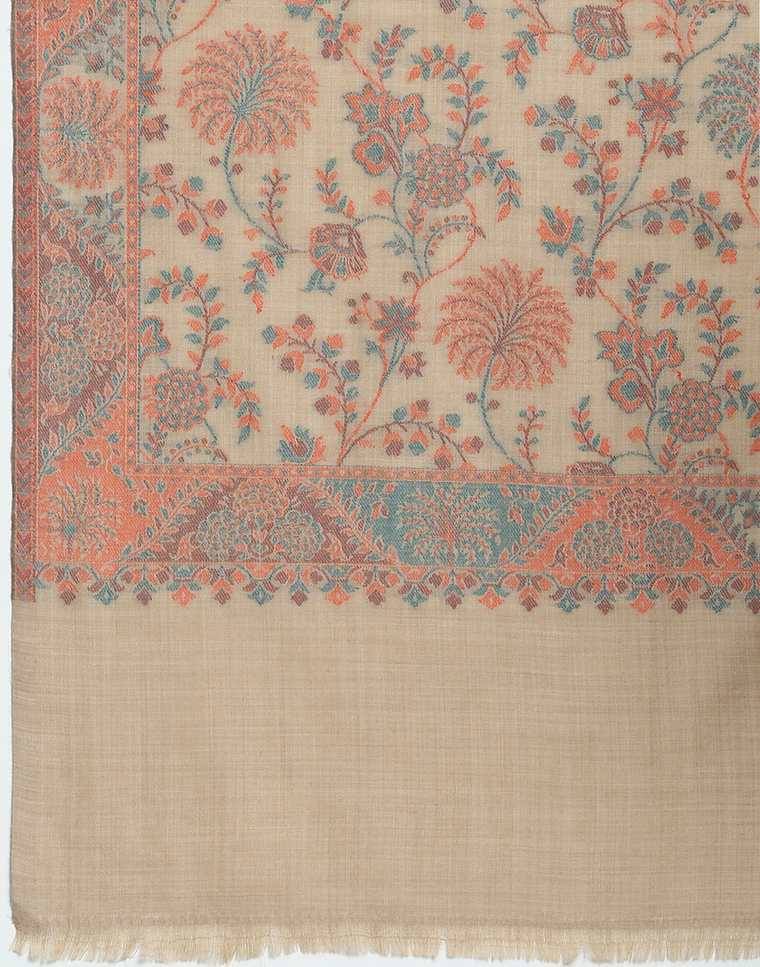 Women Brown Self Design Stole