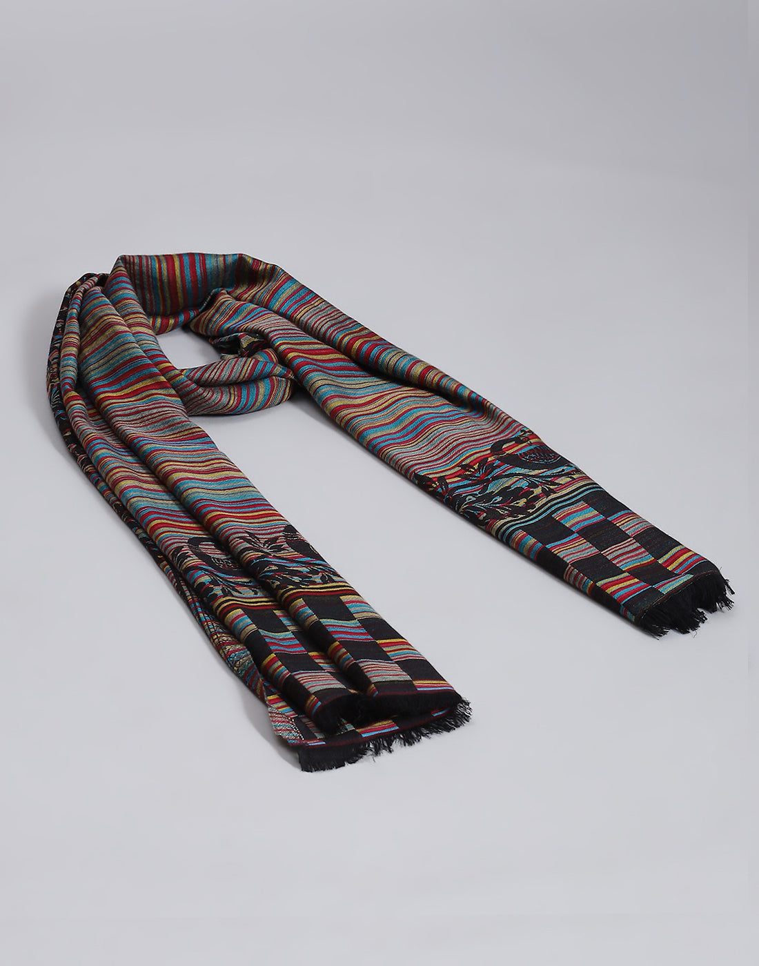 Women Multicolor Self Design Stole