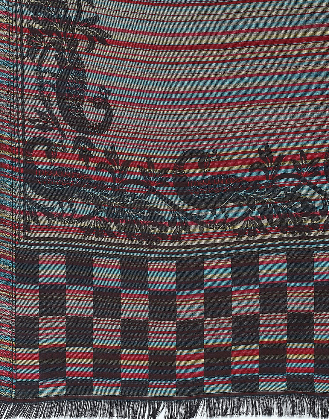 Women Multicolor Self Design Stole