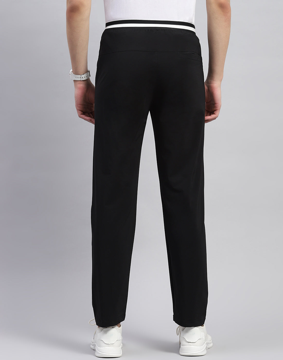 Rock.it Men Black Solid Smart Fit Lower