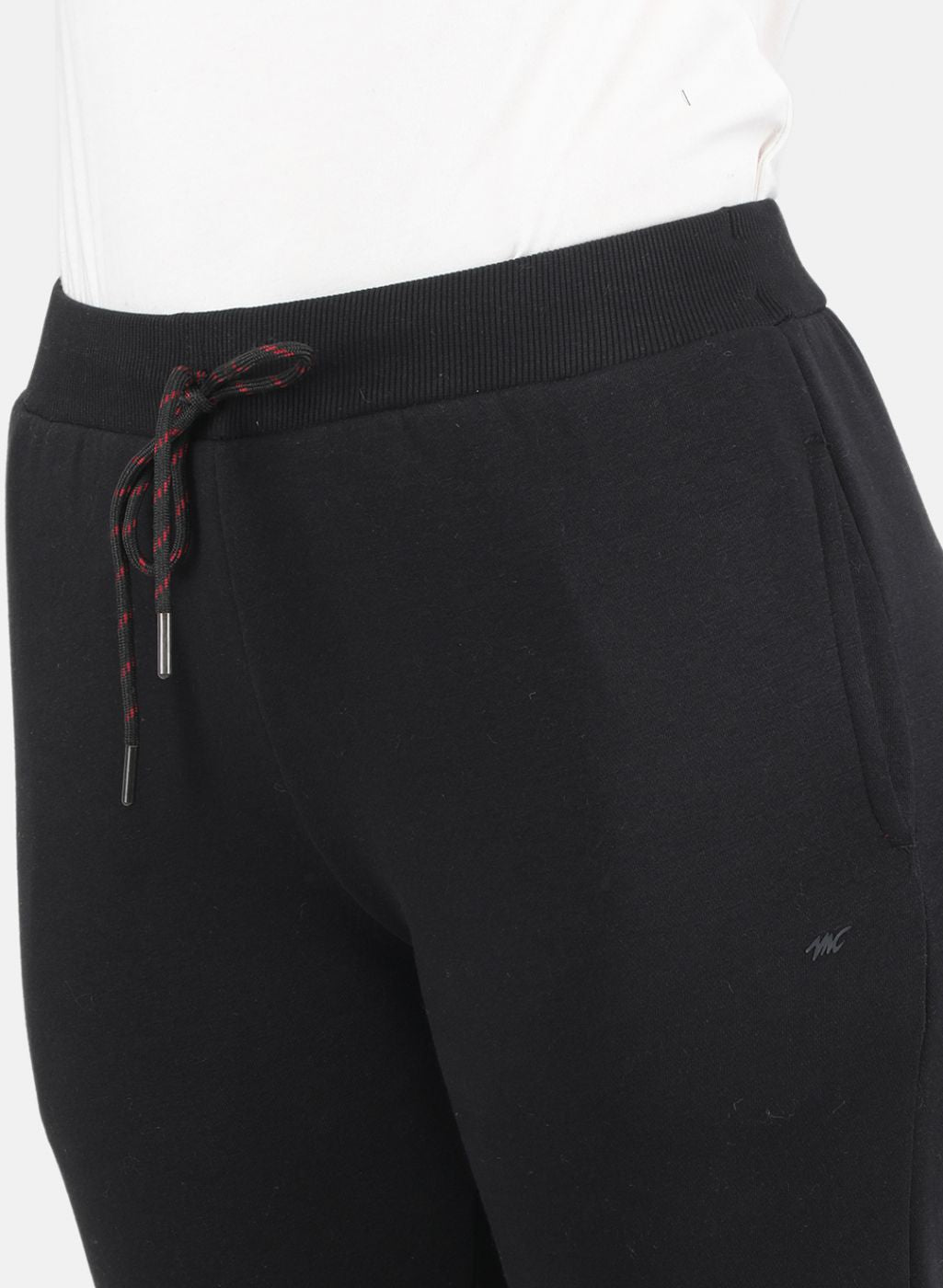 Women Black Solid Tracksuit